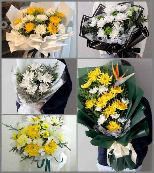 上海奉贤区金汇镇新强村白事花束代送